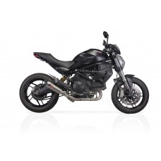 QD Exhaust Full System with Tri-Cone or Max-Cone Muffler for Monster 797